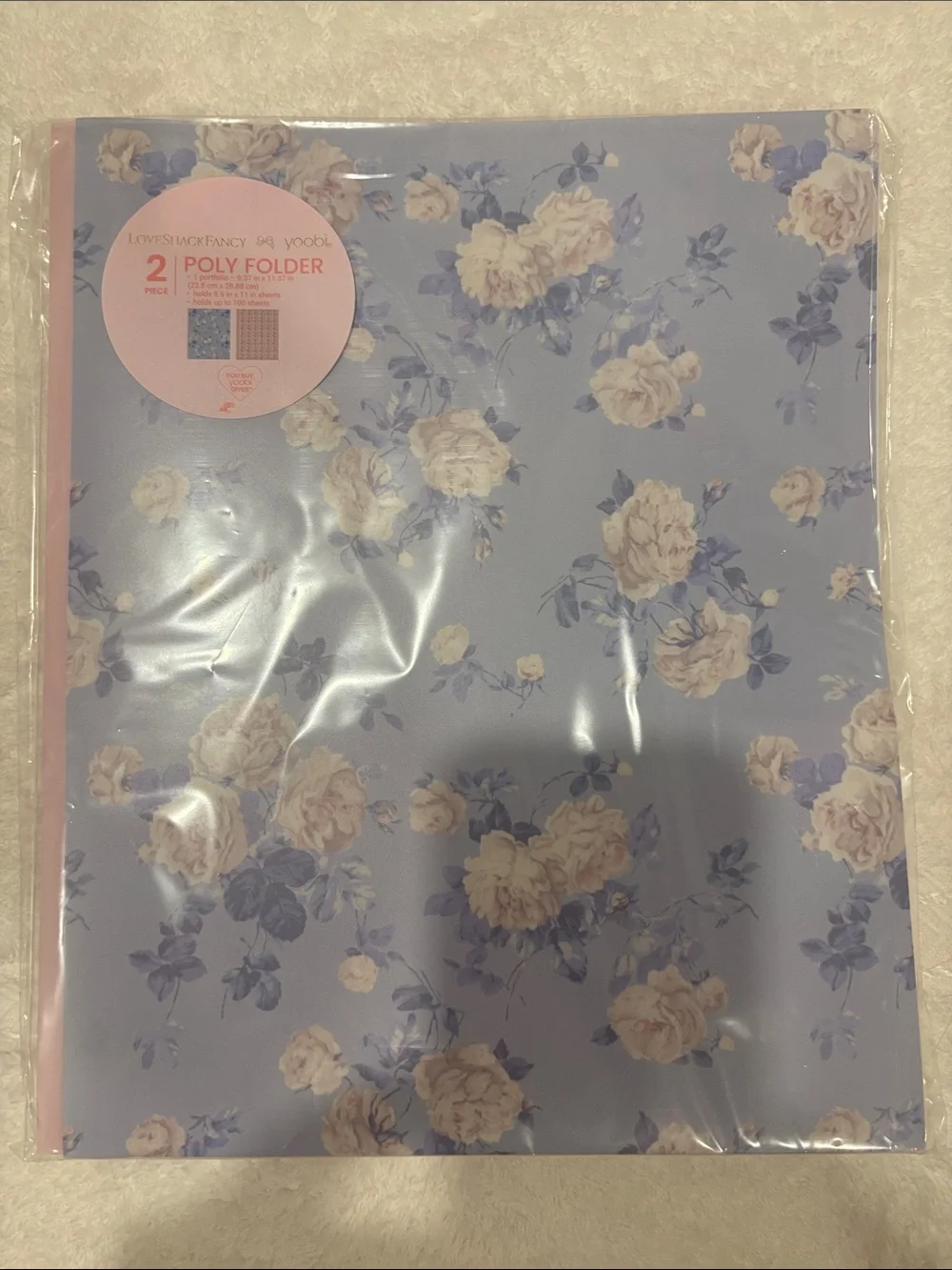 Love shack fancy x yoobi - Floral folders - 2 folders